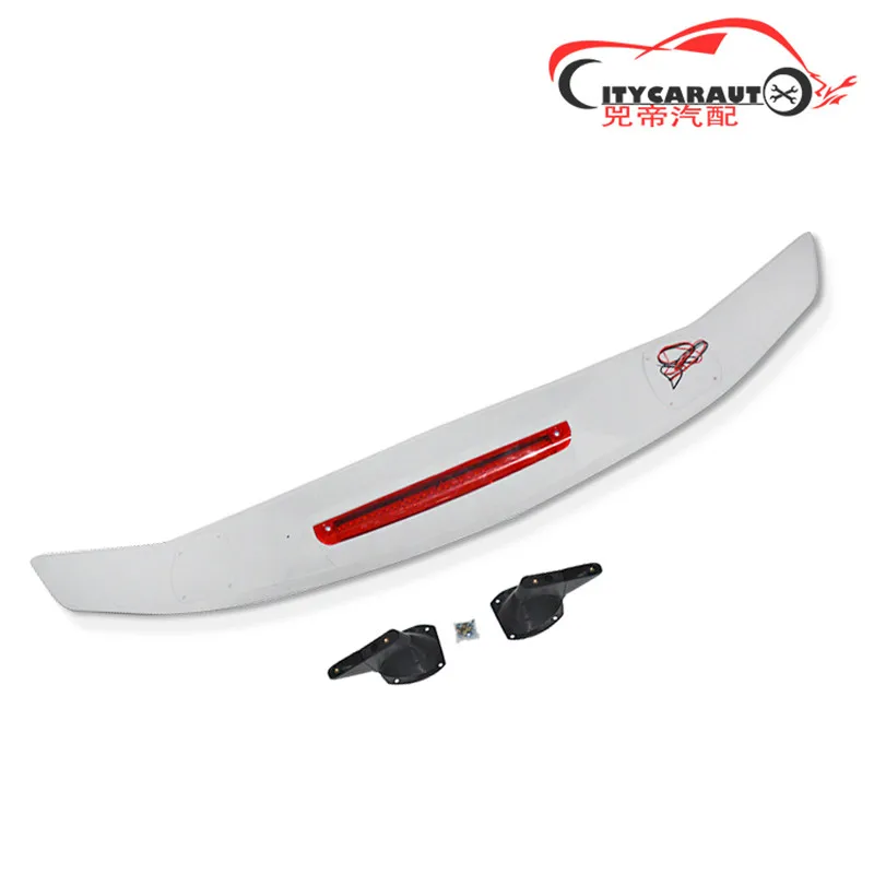 CITYCARAUT EXTERIOR AUTO ACCESSORIES Spoilers Wings REAR SPOILER FIT FOR HONDA CIVIC 2016-18 BASIC COLOR SPOLIER WITH BRAKE LED |