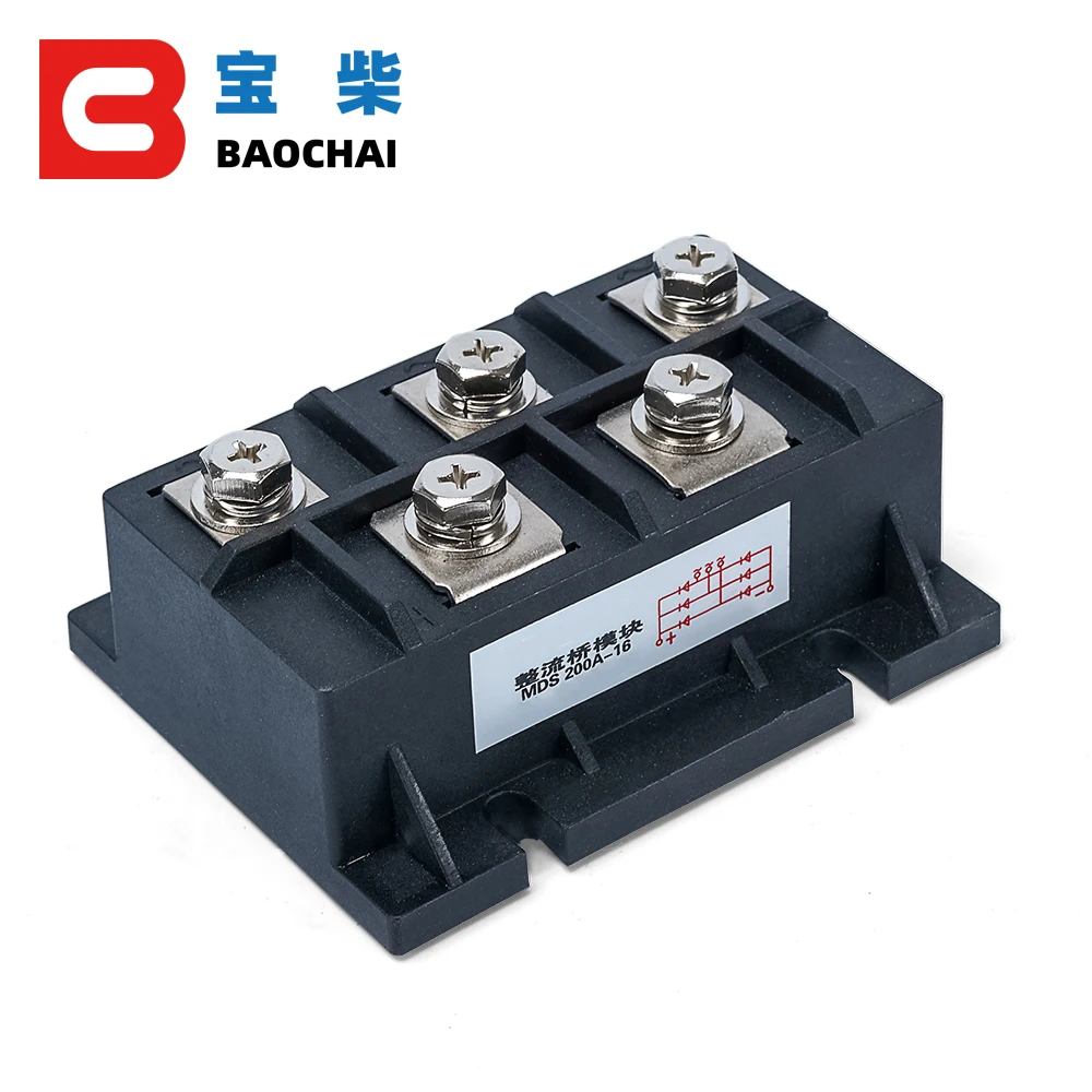 MDS200A Amp 1600 В Вольт трехфазный модуль выпрямителя генератора диодный