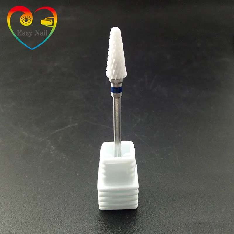 EasyNail ~ New! 1 шт. Pro. 3/32 ''Средний керамический сверло для ногтей цилиндрическая