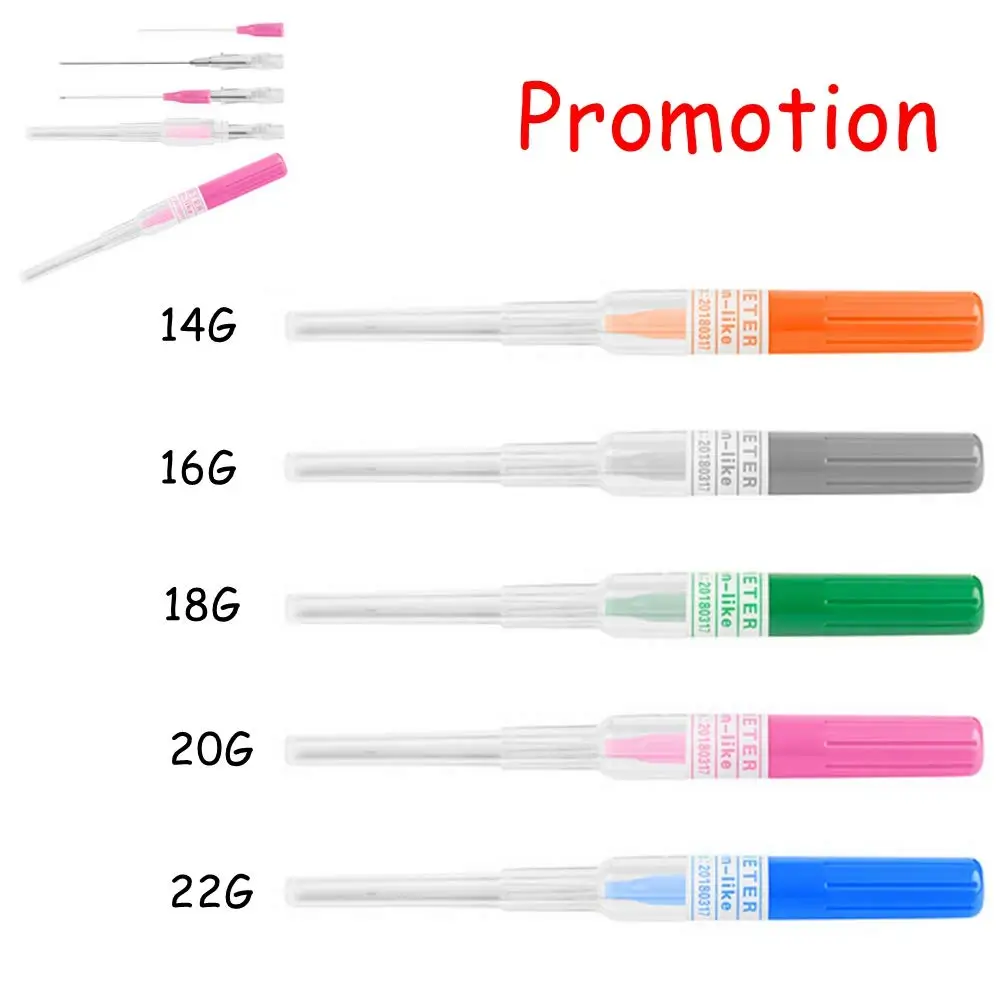 

Hot Sale 50PCS 16G Gauge Piercing Needles I.V Catheter Sterilised Body Piercing Tattoo Needles Sewing Needles Free Shipping