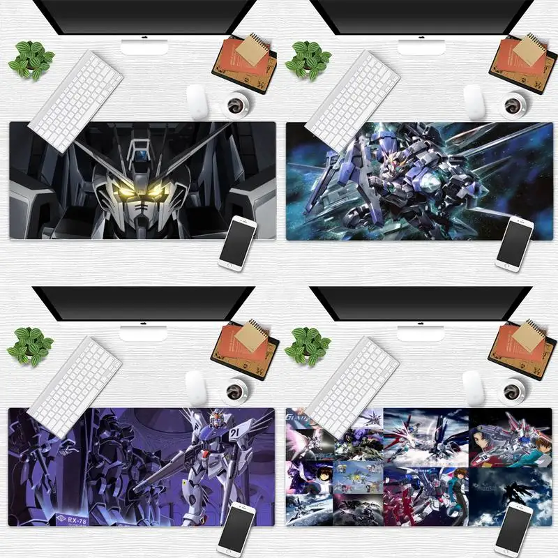 

GUNDAM anime funny Gaming Player Rubber Mousepad Desk Table Protect Gamer Office Large Mouse pad mats Non-slip Laptop Cushion