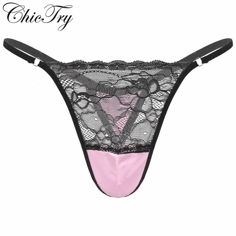 

Мужские трусики-стринги iEFiEL, кружевные стринги, бикини, ажурные трусики, трусы, костюмы для геев, нижнее белье, атласное белье