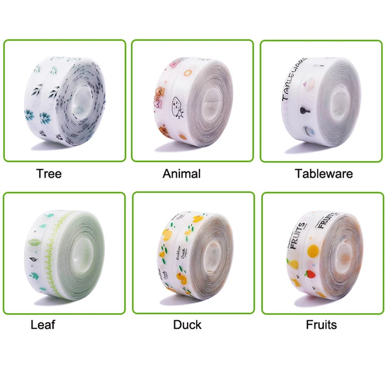 Прозрачная акриловая лента для кухонной раковины маслостойкая