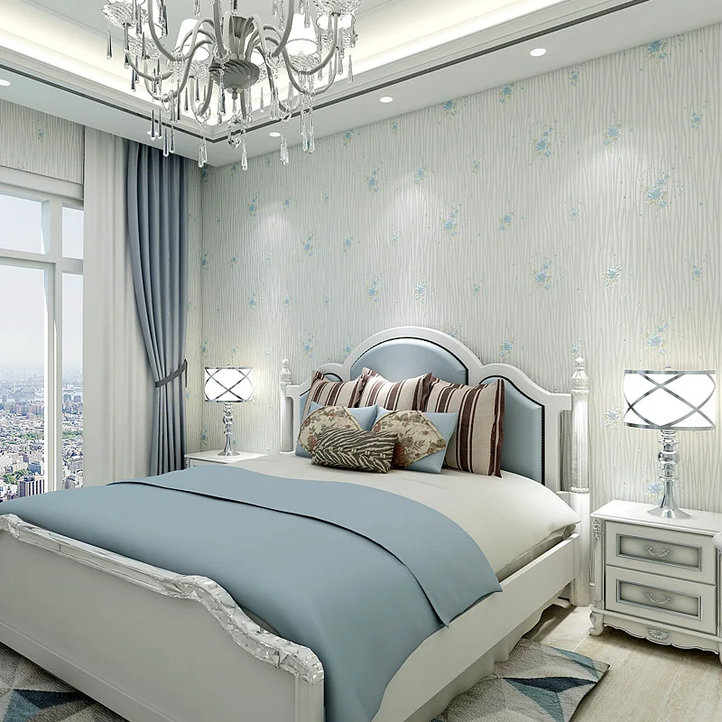 

CX Pink Wallpaper Simple Modern Pastoral Small Flower Bedroom Wallpaper Warm Romantic Fashion Environmental Protection