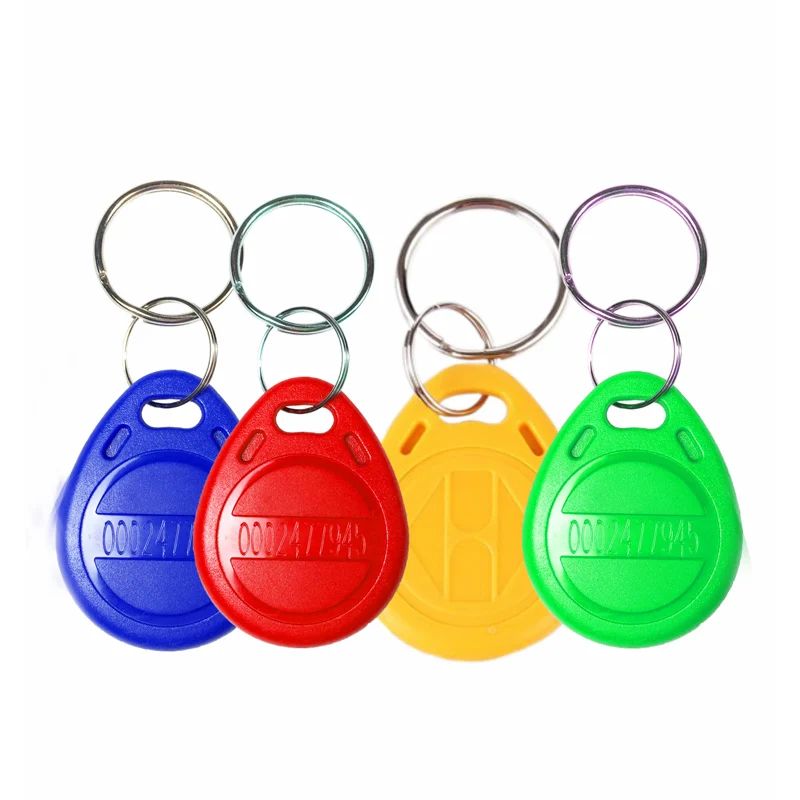 

100 шт./лот, RFID брелоки, бесплатная доставка, карта контроля доступа, 125 кГц брелок