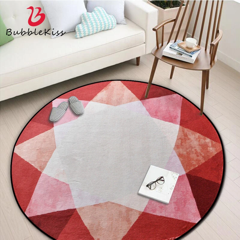 

Bubble Kiss Round Carpet Nordic Style Modern Carpets for Living Room Geometric Rugs Home Bedroom Decor Soft Non-Slip Area Rug