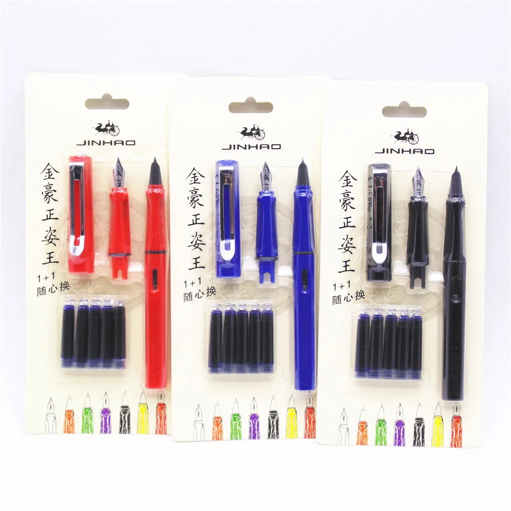 Перьевая ручка Jinhao 5 шт. 599 цветов 0 38/0 мм|fountain pen gift|pen drive with card readerfountain nib types |