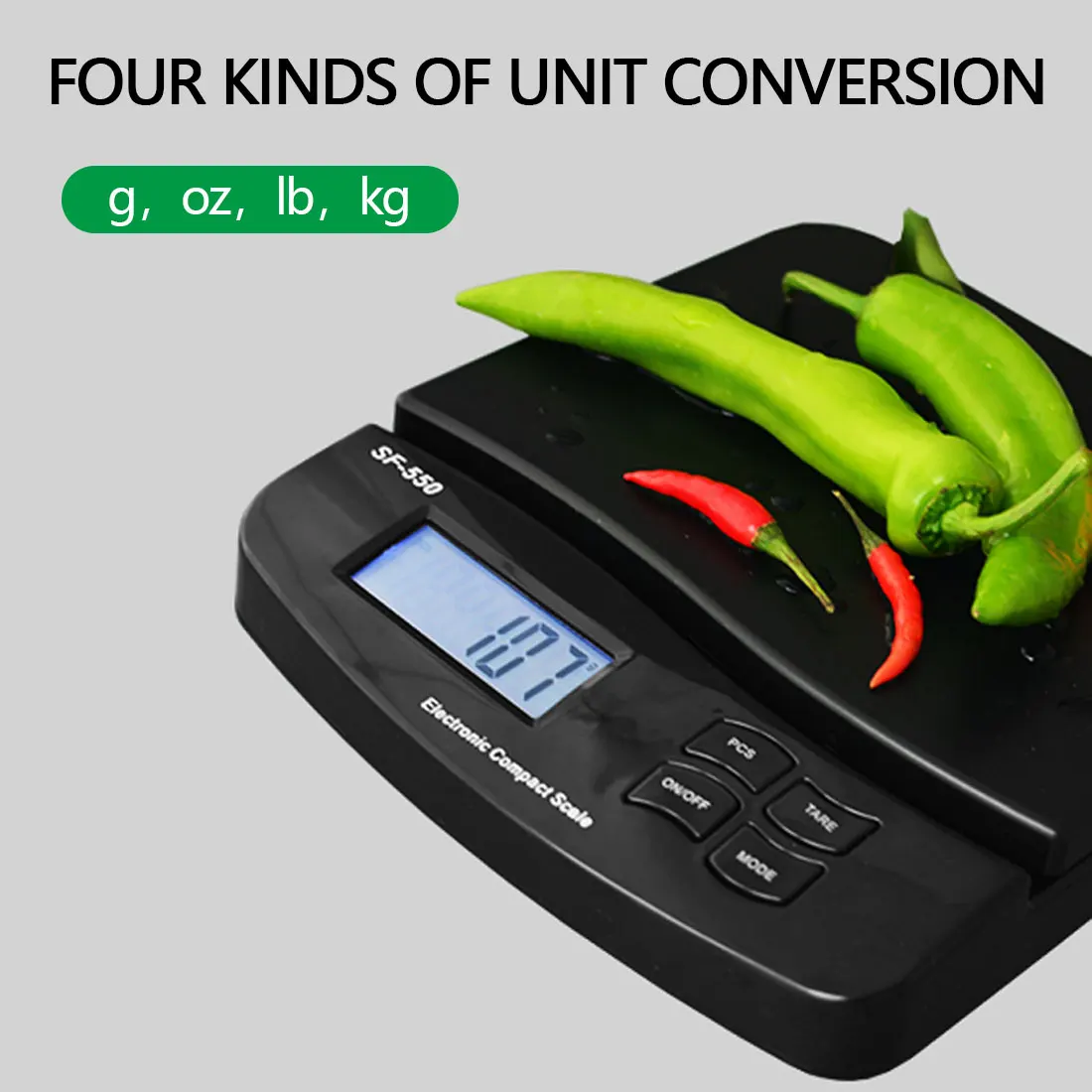 

25kg/1g 55lb Digital Postal Shipping Scale Electronic Postage Weighing Scales with Counting Function SF-550 Dropship