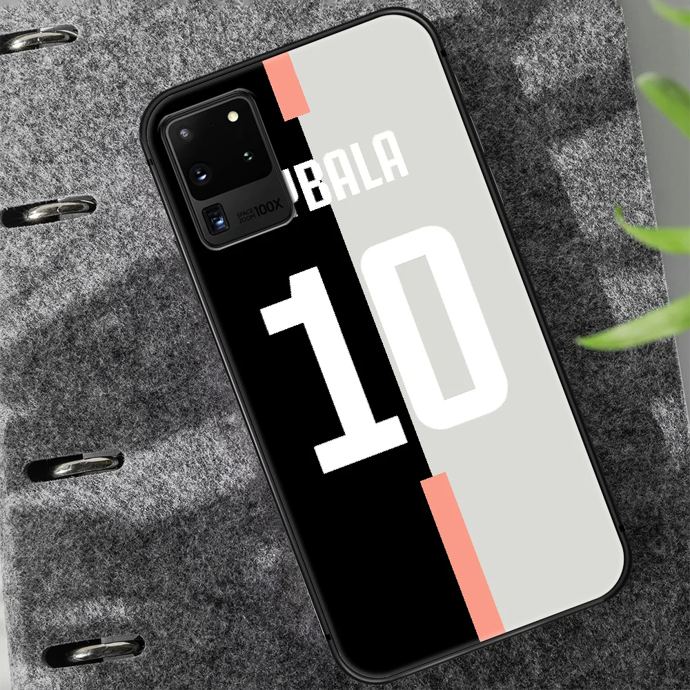 

Football star Paulo Dybala Phone Case Cover Hull For Samsung Galaxy S 7 8 9 10 e 20 FE edge uitra plus Note 9 10 20 black Etui