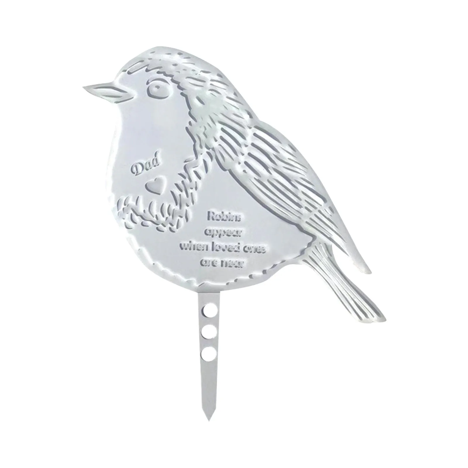 Акриловое искусство для сада открытый сад задний двор ветка птиц дерево животное