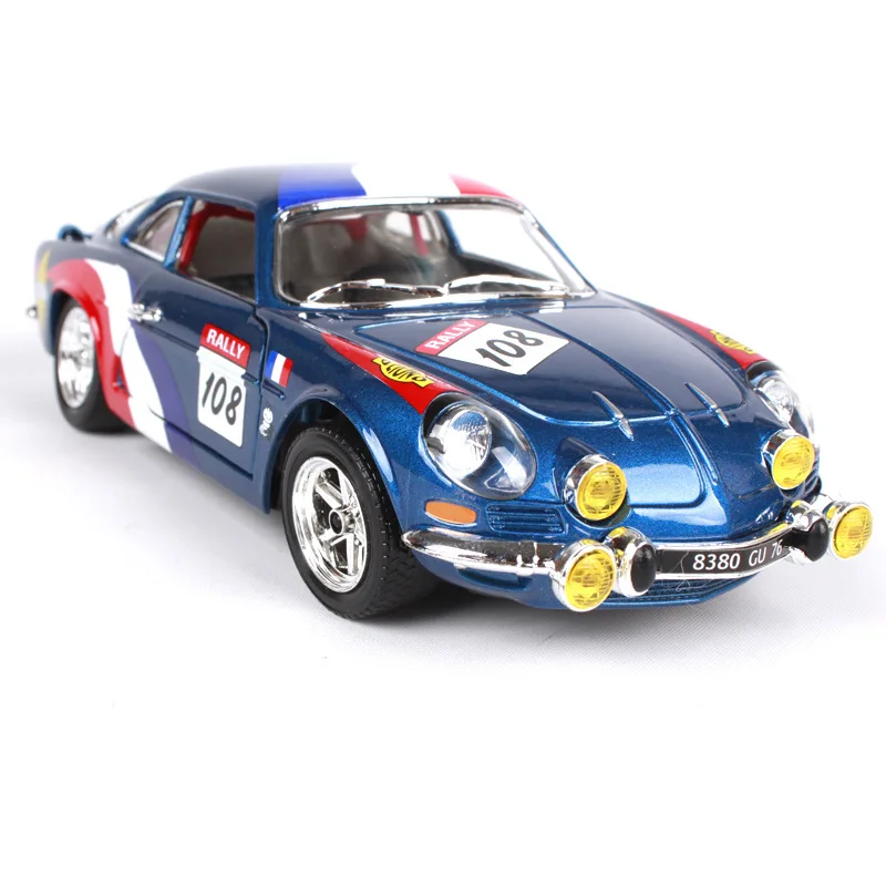 Модель автомобиля Bburago из сплава 1:24 Renault Alpine A110|Наземный транспорт| |