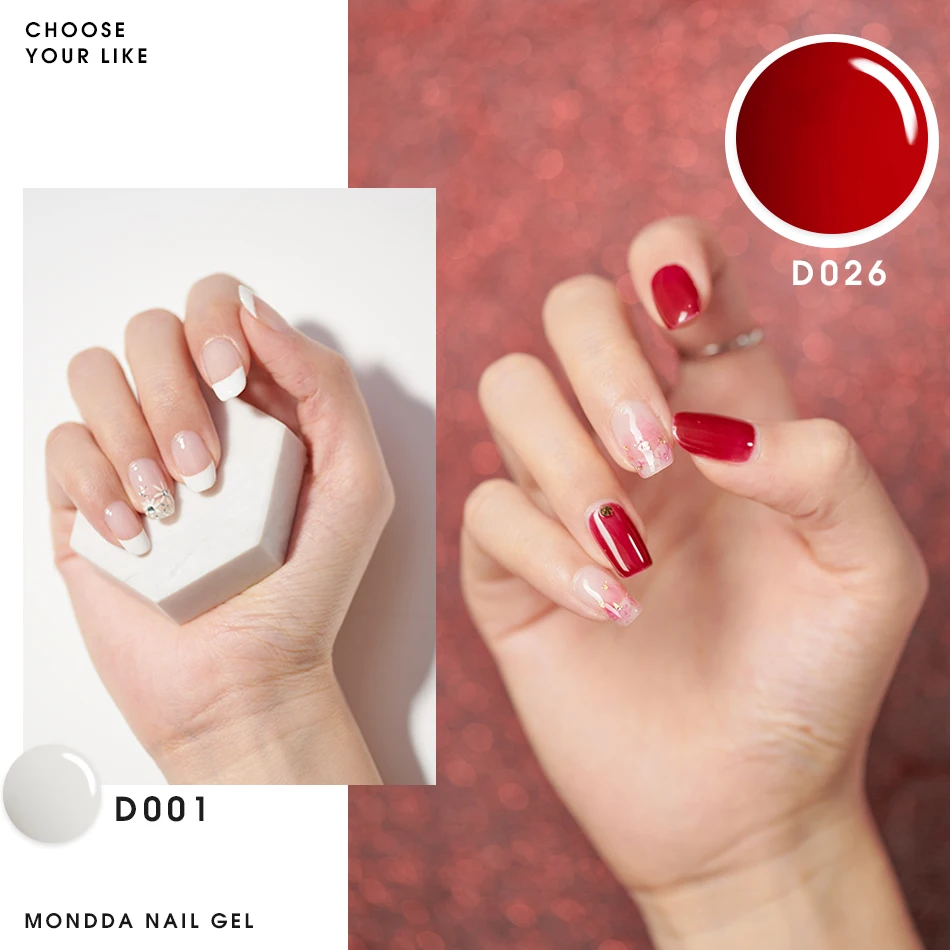 MORDDA Гель лак УФ светодиодный для ногтей маникюра 120 цветов гибридный гвоздь