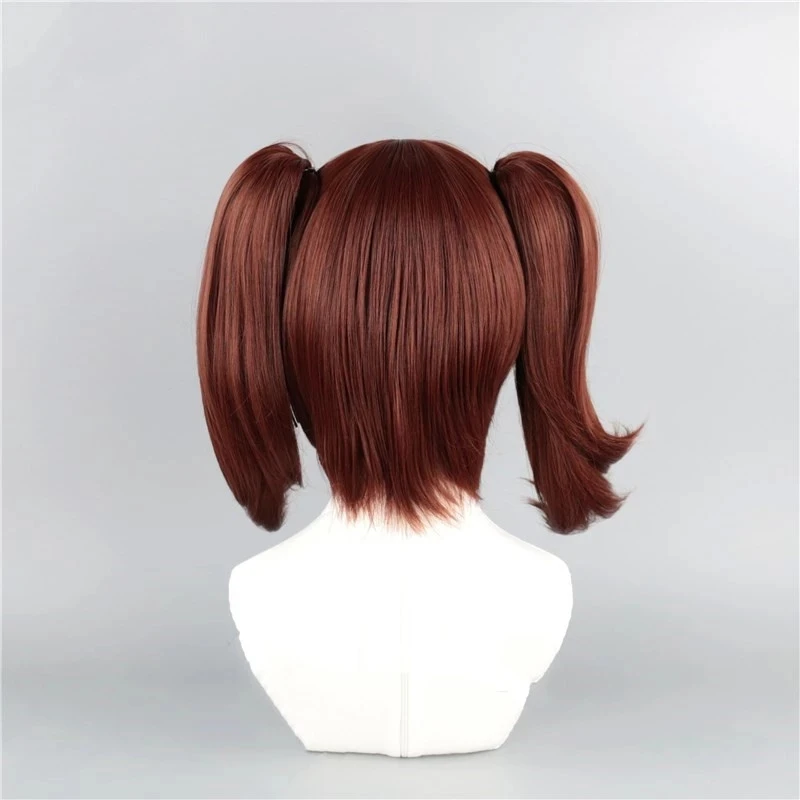 

Anime The Seven Deadly Sins Diane Shoes & Wigs Brown Double Removable Clip Ponytails Heat Resistant Synthetic Hair Perucas Cospl