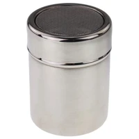 chocolate shaker duster coffee flour sifter stainless steel dispenser cappuccino coffee spray art