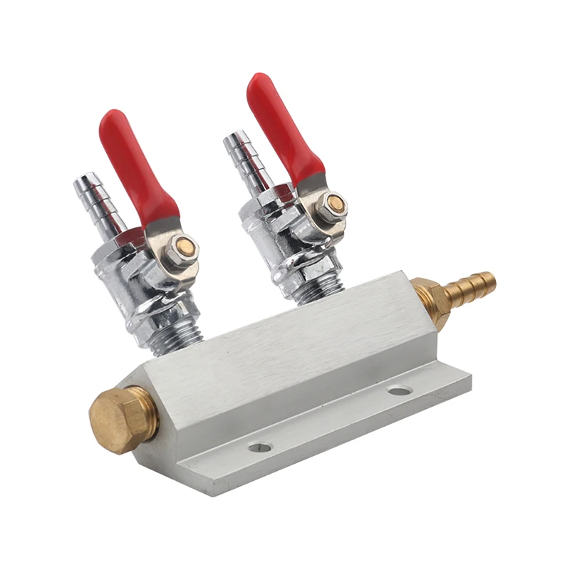1 шт. алюминиевый CO2 газовый коллектор разветвитель пива дистрибьютор Встроенный
