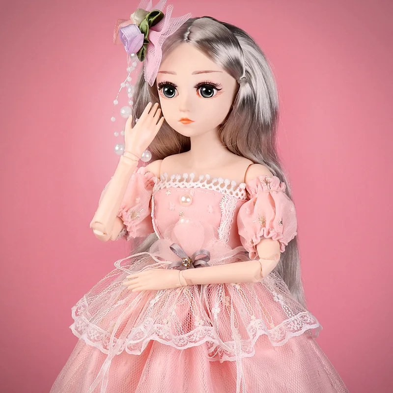 Кукла BJD куклы 1/4 45 см 18 дюймов шарнирные с одеждой обувь парик макияж для волос