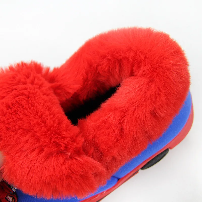 Детская сумка Disney с хлопковыми туфлями Новинка Зима 2019 теплые Нескользящие