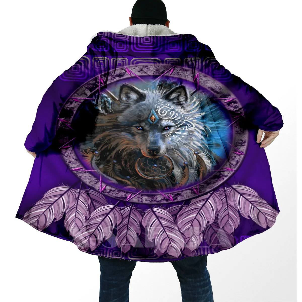 Куртка унисекс с капюшоном плотная теплая верхняя одежда 3D-принтом короля тигра