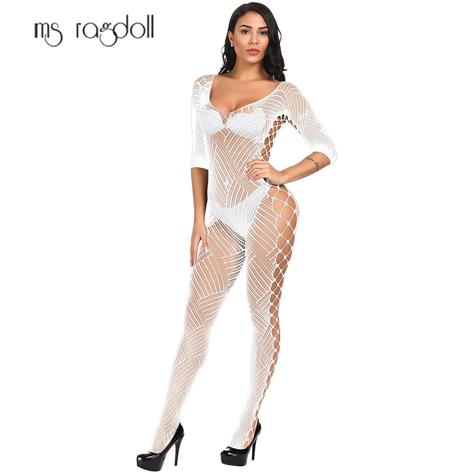 Соблазнительное нижнее белье Ms Ragdoll боди соблазнительное Эротическое с открытой