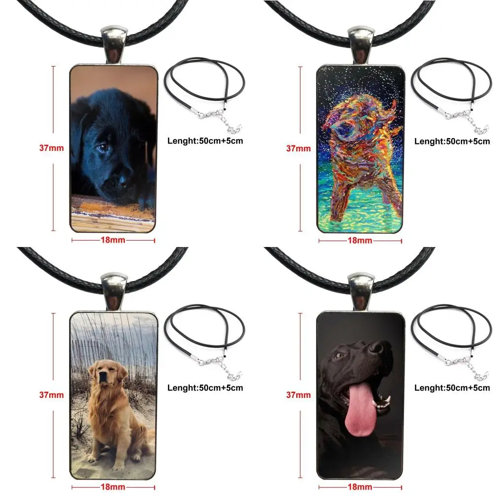 Щенок Лабрадор ретривер собака для женщин подарок бренд сталь цвет ювелирные