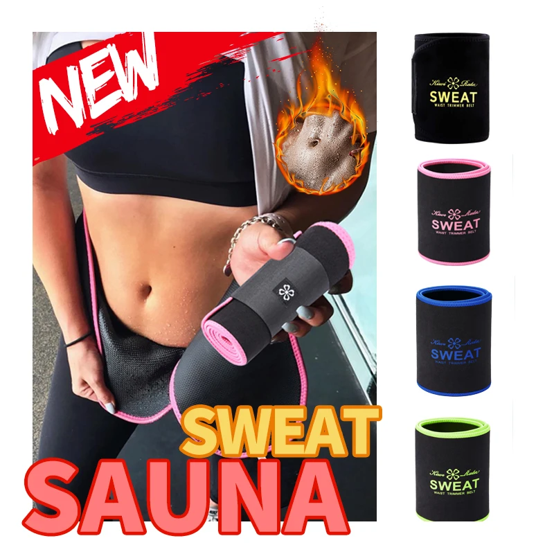 Неопреновый Пояс-триммер для похудения мужчин и женщин тренажер талии сжигание