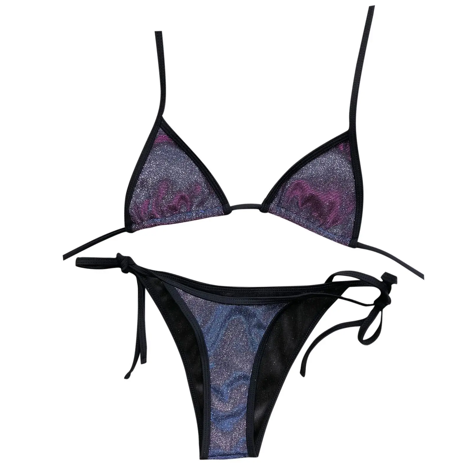 

Wholesale Swimsuits for Women's Swimwear 2021ESPECIAL FIBER Swimwear Two-Piece Split Bikini Set High Waist Bathing Suit With Pad