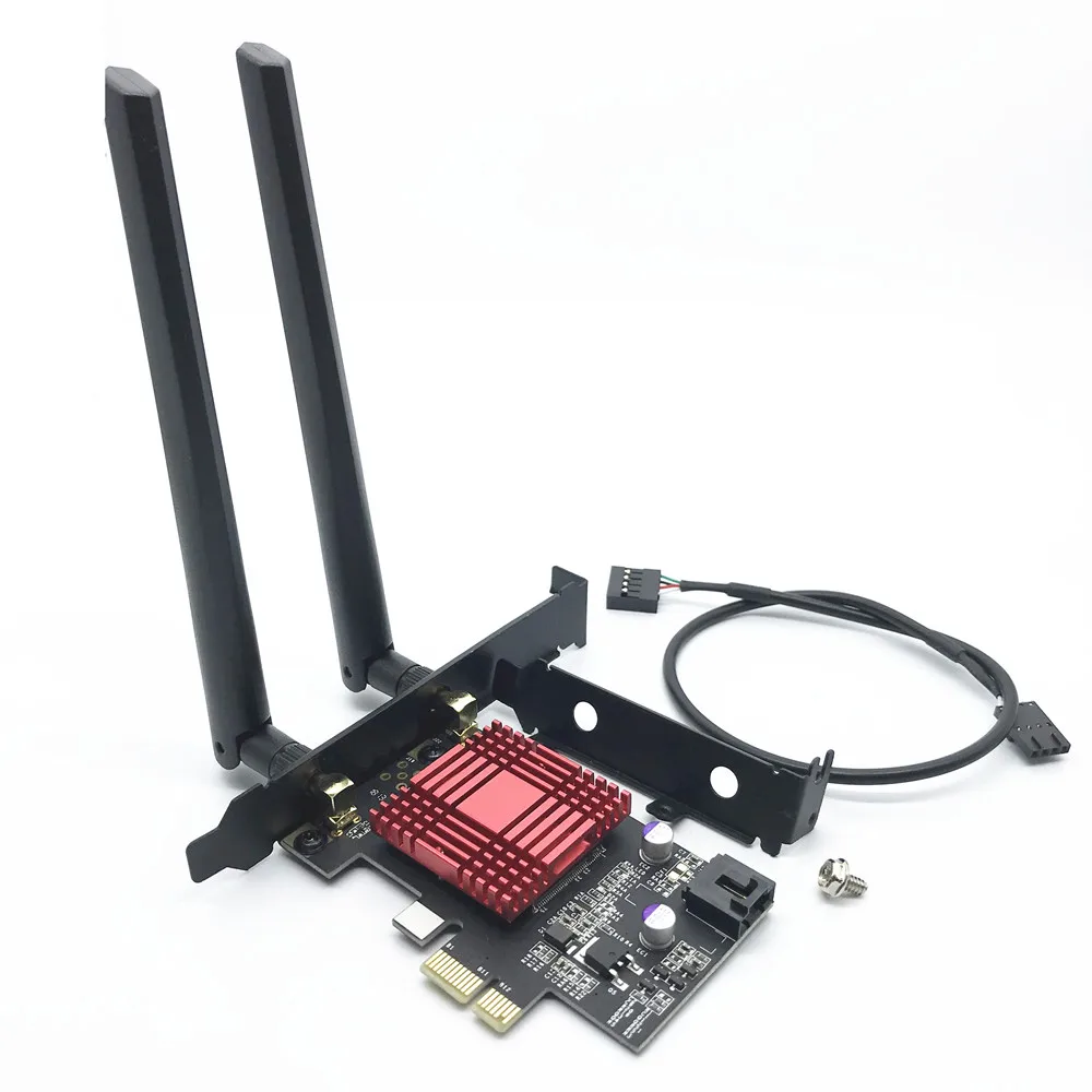 Беспроводной AC Intel 9260 двухдиапазонный 802.11ac 1730 Мбит/с Настольный PCI-e WiFi адаптер+ Bluetooth 5,0 WLAN сетевая карта