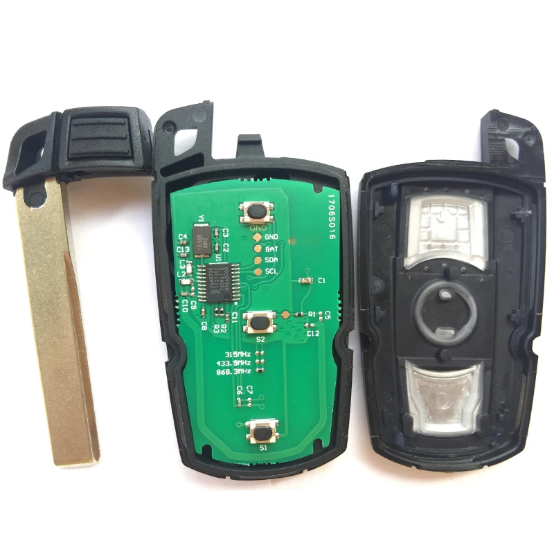 

Car Remote Smart Key 868MHz For BMW 1 3 5 7 Series X5 X6 Z4 For CAS3 System E60 E61 E90 E92 E93 E70 E71 E72 Car Smart Key Chip