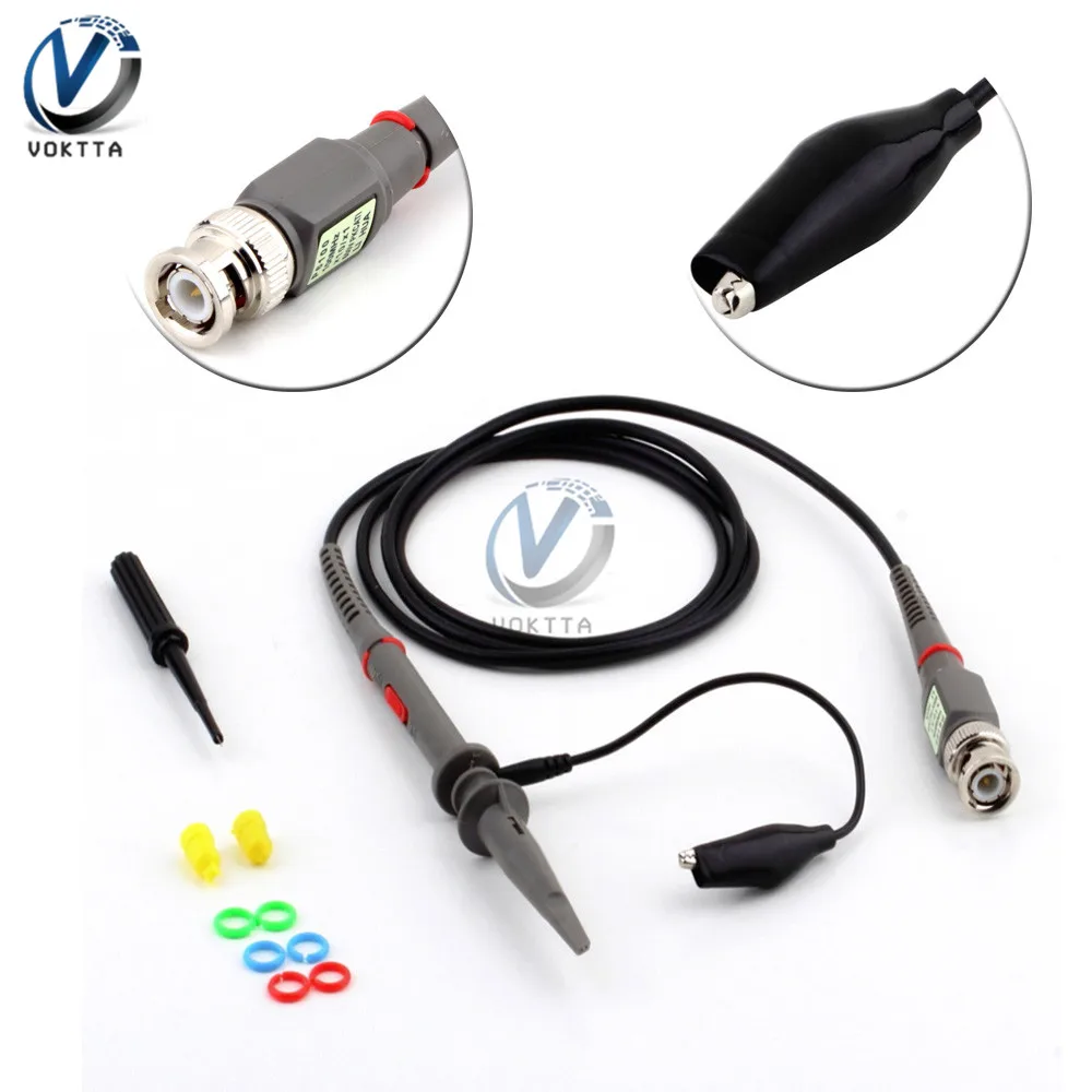 Цифровой осциллограф P6100 100 МГц измерительные выводы прищепки зонды 10X: флейта