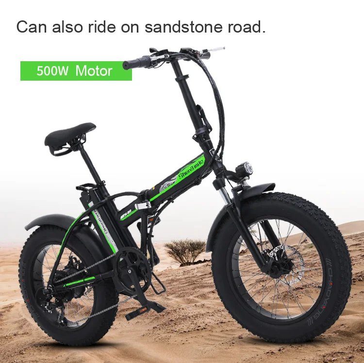 MX20 20 дюймовый Электрический Снежный велосипед, 4,0 Fat Tire, 48V 15Ah мощный литиевый аккумулятор, Педальный вспомогательный велосипед, горный велосипед