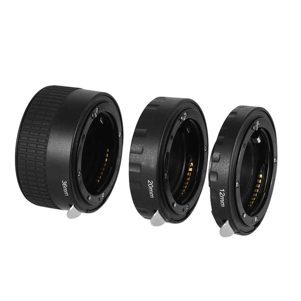 Комплект колец адаптеров для макросъемки с автофокусом и позолоченным