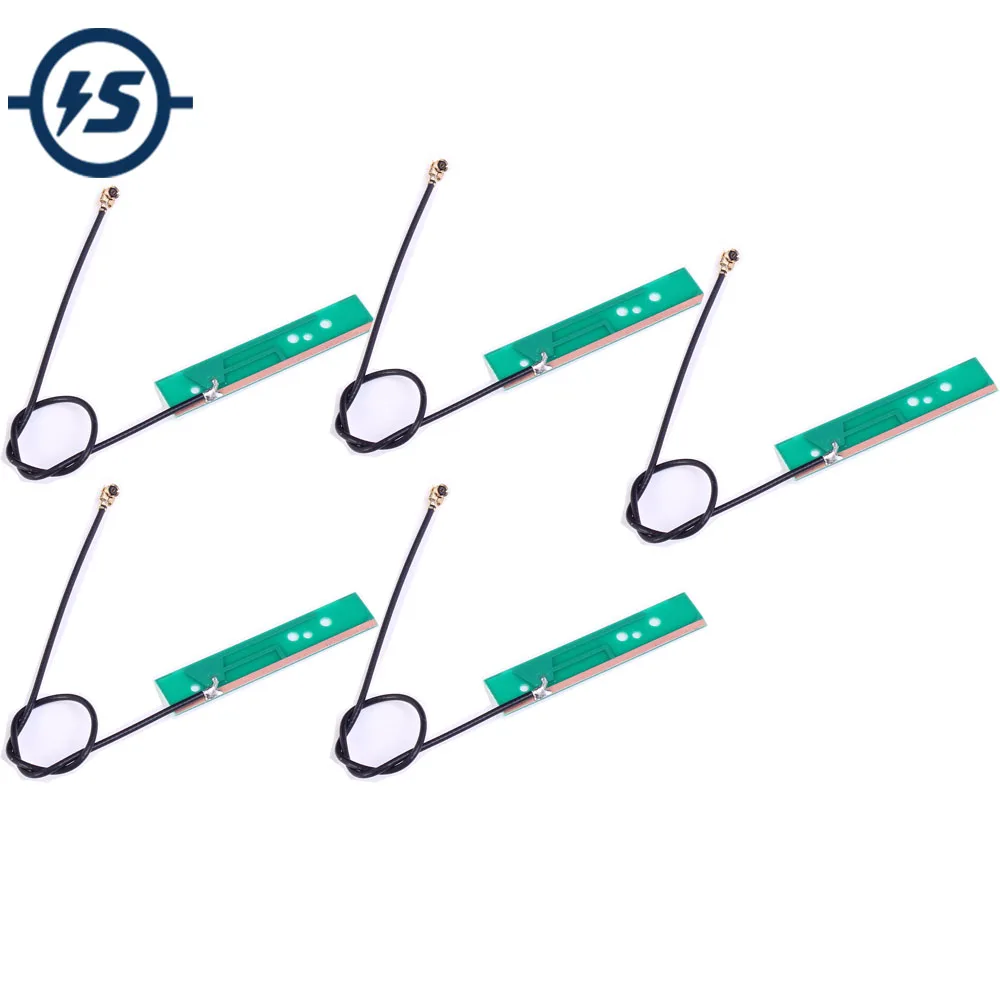 5 шт. PCB антенна IPEX Интерфейс модуль Wi-Fi 3dBi 2400-2500 МГц 4900-5900 2 4G/5G/5 8 GHZ двойной частоты