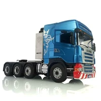 114 rc tractor truck lesu metal 88 chassis for diy scania hercules rack painted cabin thzh0918 smt2