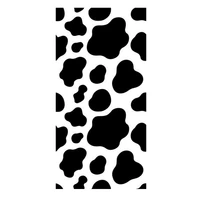 cute cow pattern microfiber beach sport towel funny cow black spot print swimming bath towels for kid dalmatian dog gift