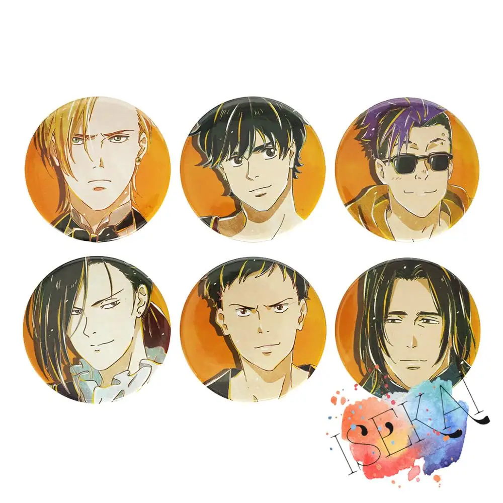 Банановая Рыба значок аниме Ash Lynx Okumura Eiji Blanca Lee Yut-Lung Sing Soo-Ling брошь на булавке |