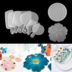 1 шт. круглые горки, литые формы из смолы, силиконовые эпоксидные украшения, подвесные бусинки для хранения, инструмент для изготовления форм, аксессуары для DIY