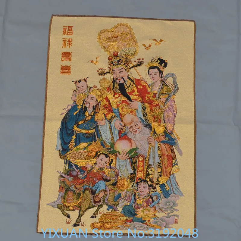 

Religious Buddha Thangka embroidery painting Tibetan Buddhism home decoration
