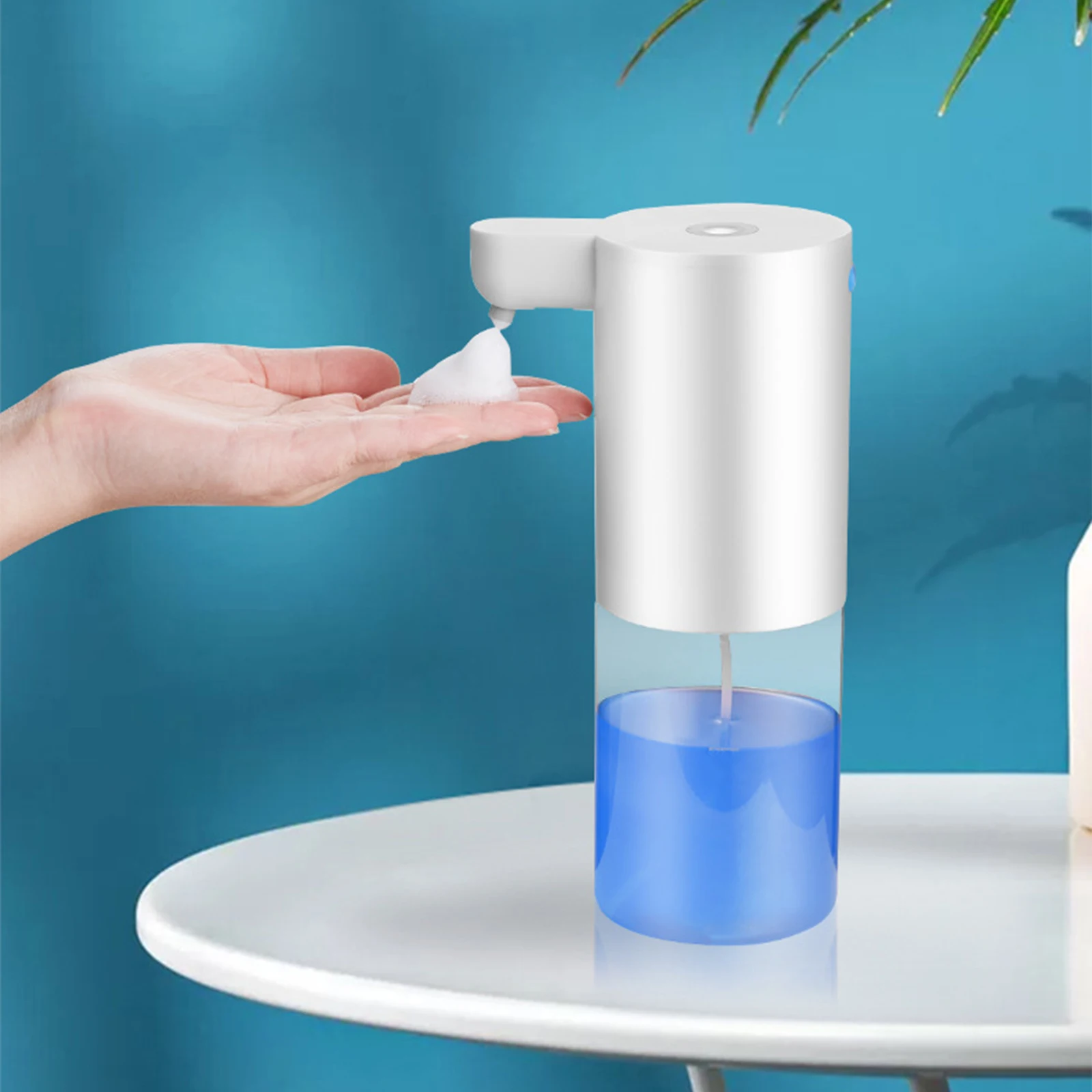 

330ml Foam Soap Dispenser Automatic Induction Sensor USB Rechargeable Smart Washer Hand Sanitizer Shampoo Container
