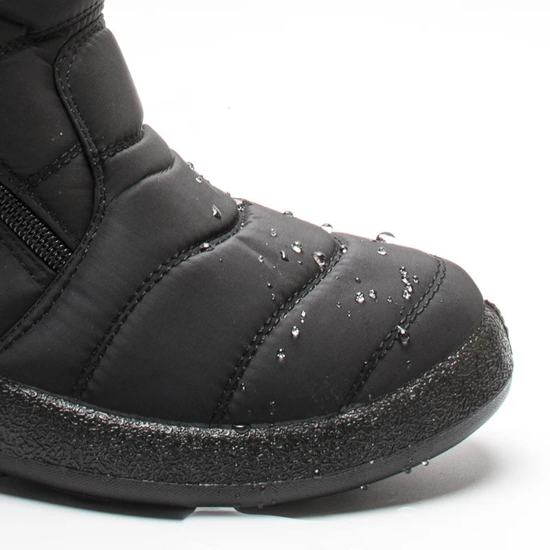 Fujin/женские зимние ботинки Водонепроницаемые бархатные хлопковые теплые женские