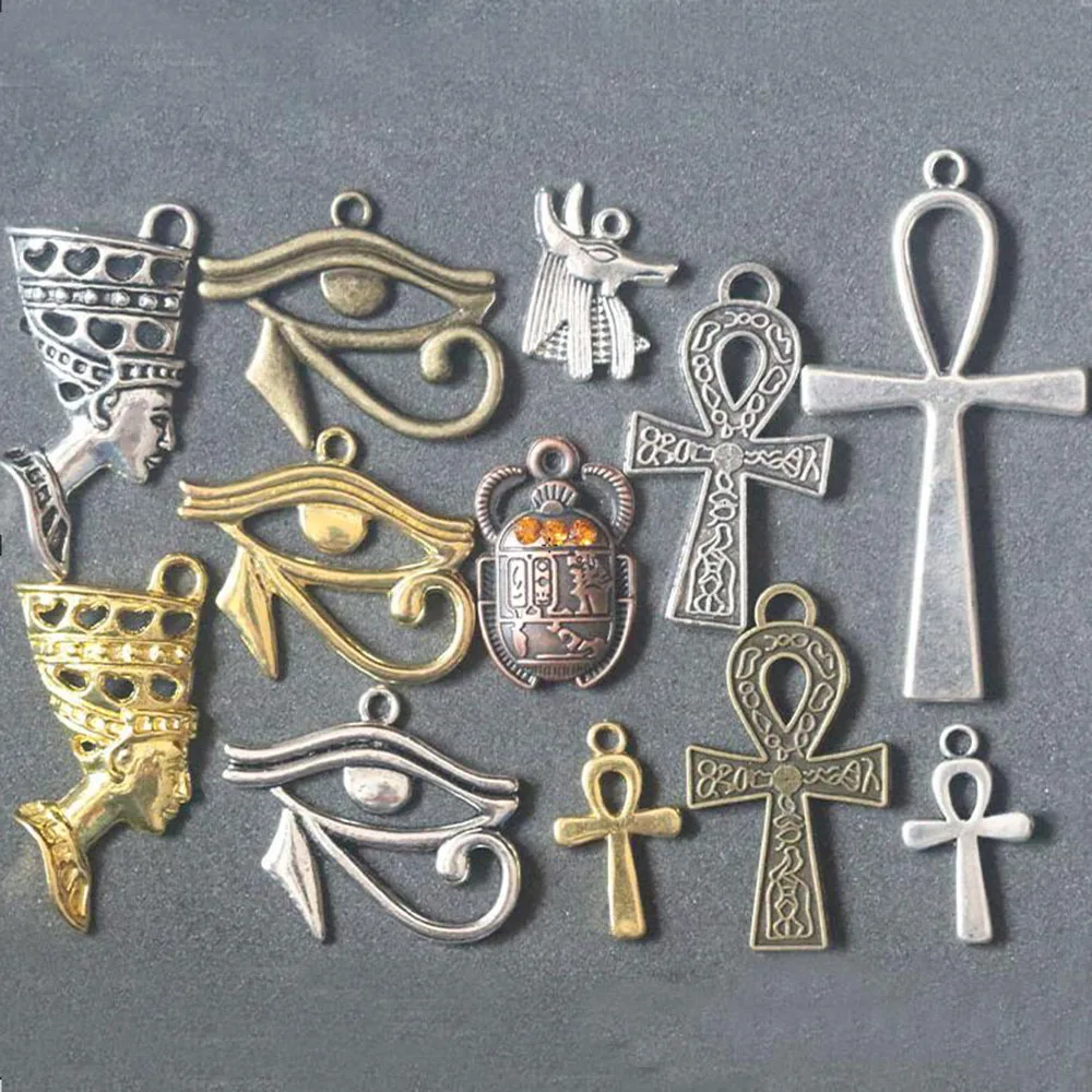 Египетский крест сглаза Подвески для изготовления ювелирных изделий ожерелье