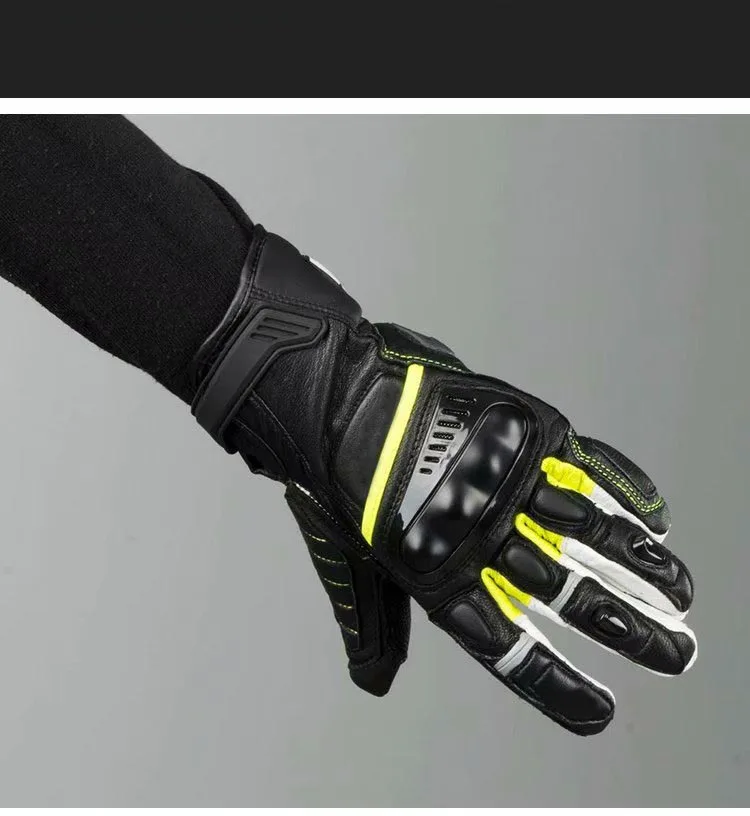 

Moto Racing Genuine Leather Chicane Motorcycle Short Gloves M1 Racing Driving Motocross Motorbike Gloves