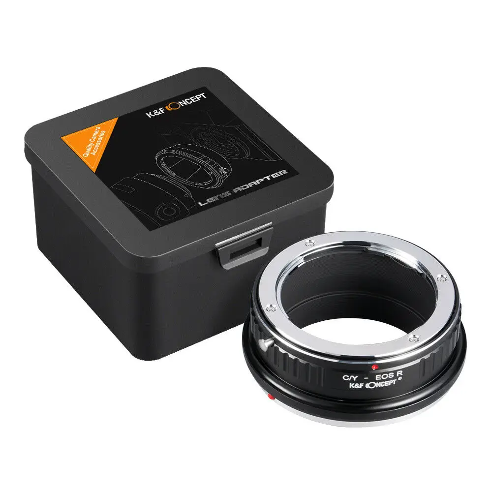 Новый K & F Concept адаптер для Contax Yashica CY mount lens Canon EOS RF camera Бесплатная доставка R5 R6 R7 -