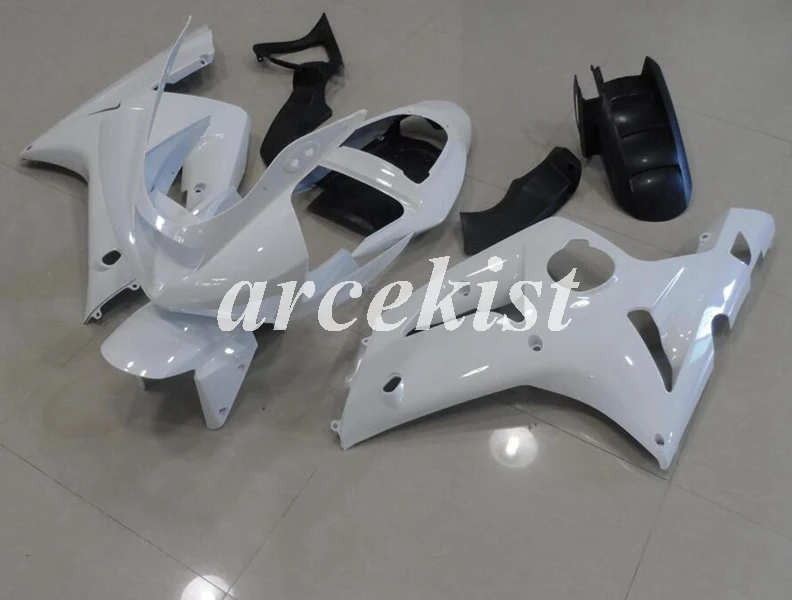 

Новый ABS литья под давлением Полный обтекатели комплект подходит для kawasaki Ninja ZX6R 636 2003 2004 03 04 6R пользовательские Бесплатная белый