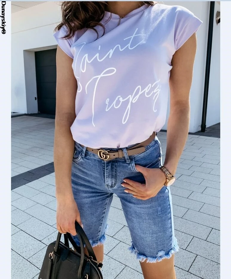 

2021 Spring Summer Women Summer Denim Shorts Ripped Hole Jeans Short Pants Ladies Solid Skinny Shorts