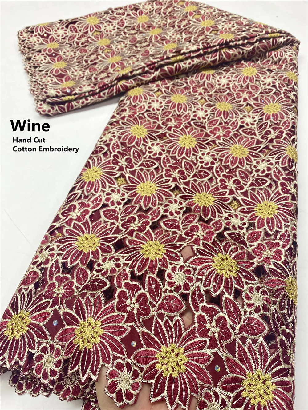 NI.AI 2021 с вырезами отверстиями бисером ручной работы органза кружево африканская