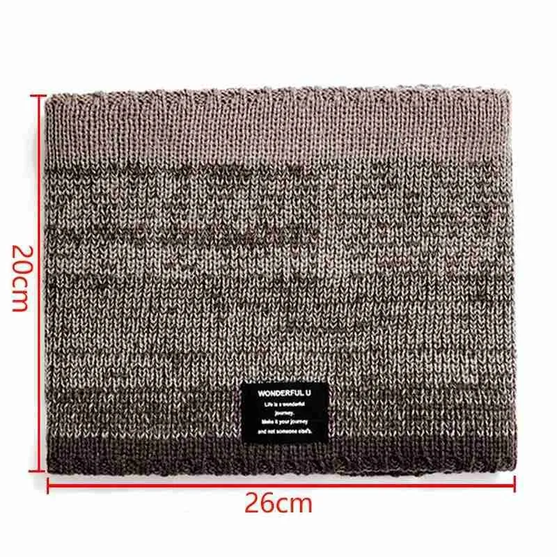 

1pcs Winter Scarf Women Men Knitted Ring Baby Scarf Thicken Velvet Collar Scarves Boys Girls Neck Scarf Cotton Unisex