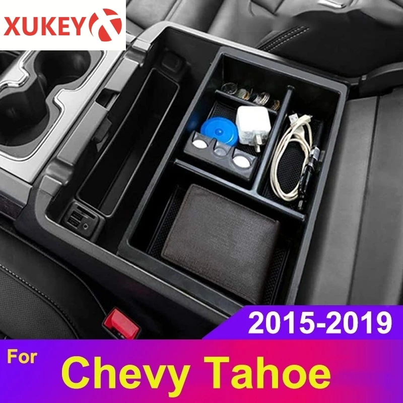 

Center Console Organizer Car Armrest Storage Box Tray For GMC Yukon Sierra Chevy Tahoe Chevy Suburban GMC Denali 3500 Glove Tray