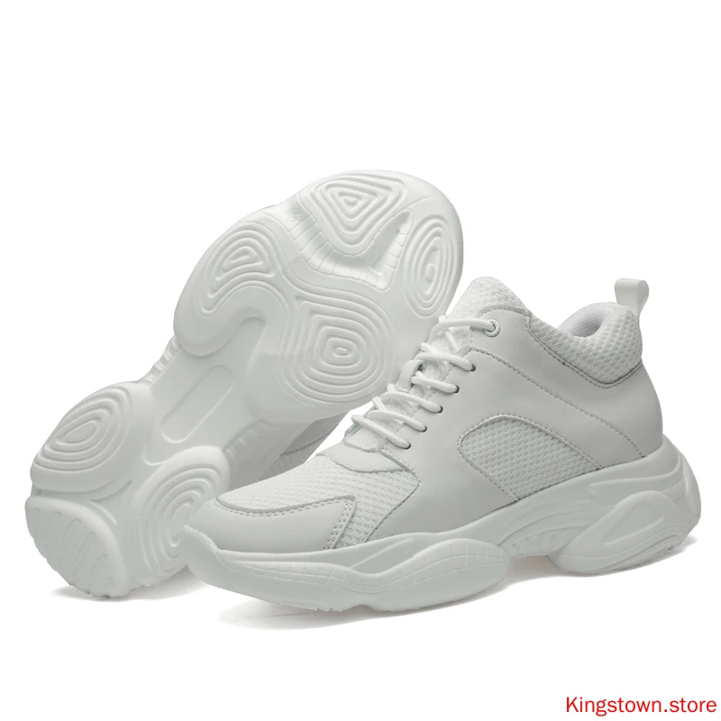 Мужские кроссовки увеличивающие рост на высоком каблуке 7 см спортивные |