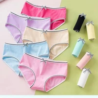 10pc cotton teenage girls underwear kid soft candy colors girl briefs for panties kids underwear pants underpants 9 20t