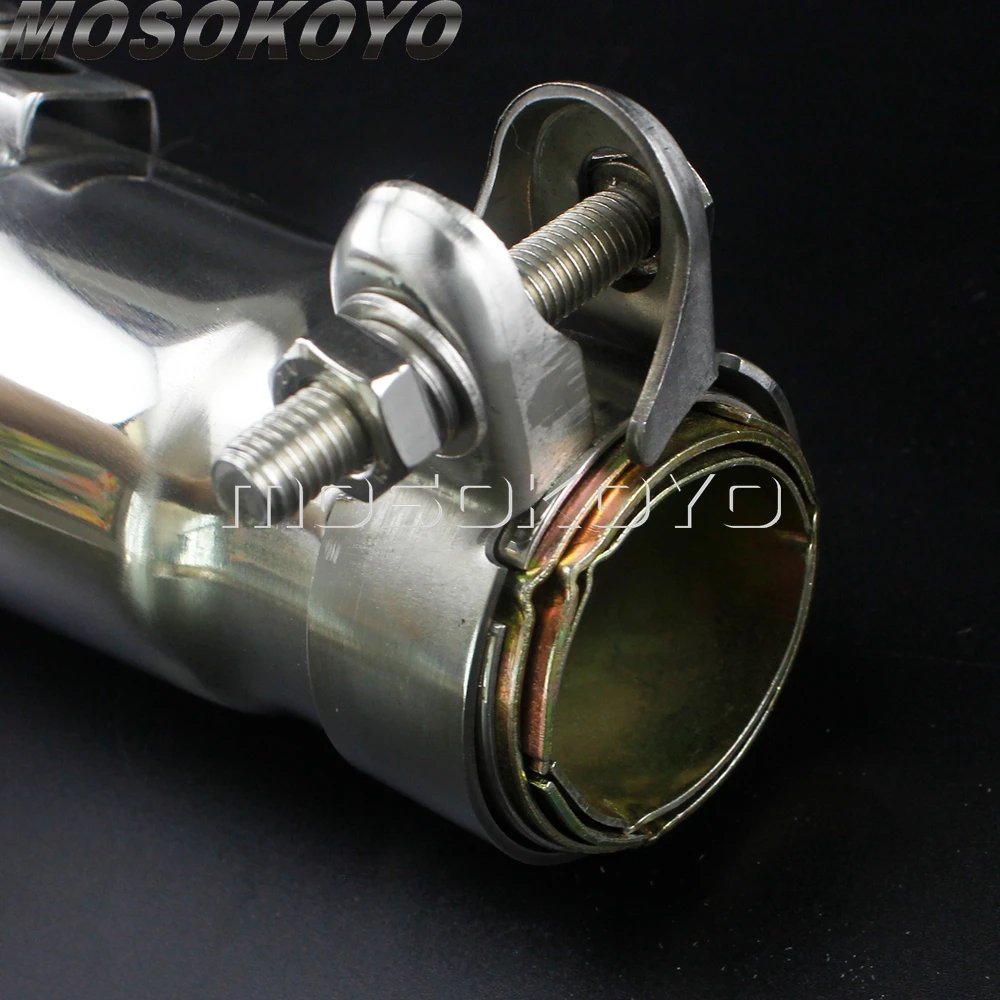 Глушитель выхлопной трубы для мотоциклов 45 см универсальный 37-45 мм | Автомобили и